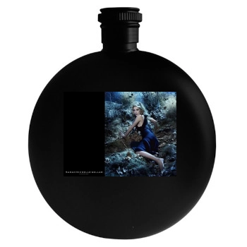 Sarah Michelle Gellar Round Flask