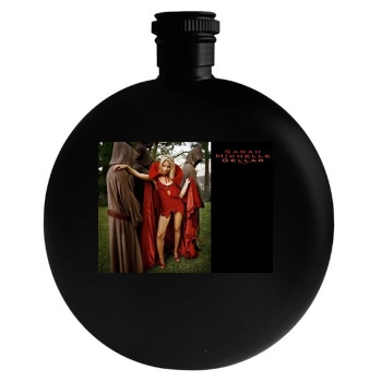 Sarah Michelle Gellar Round Flask