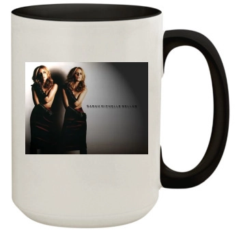 Sarah Michelle Gellar 15oz Colored Inner & Handle Mug