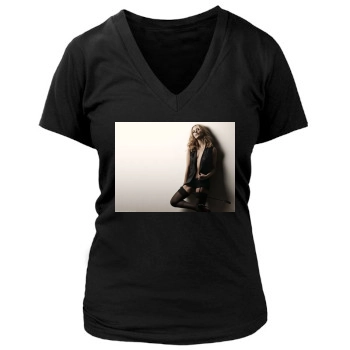 Sarah Michelle Gellar Women's Deep V-Neck TShirt