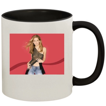 Sarah Michelle Gellar 11oz Colored Inner & Handle Mug