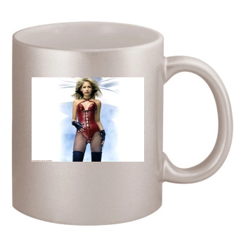 Sarah Michelle Gellar 11oz Metallic Silver Mug