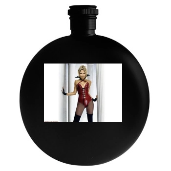 Sarah Michelle Gellar Round Flask