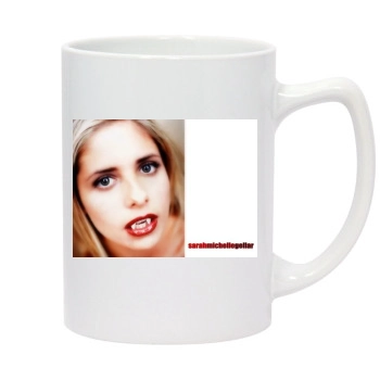 Sarah Michelle Gellar 14oz White Statesman Mug