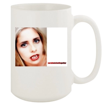 Sarah Michelle Gellar 15oz White Mug