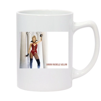 Sarah Michelle Gellar 14oz White Statesman Mug