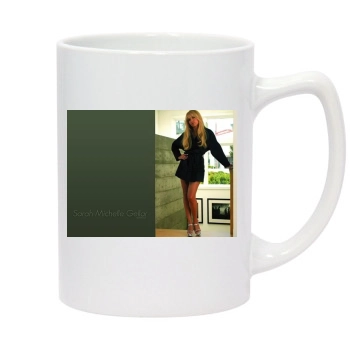 Sarah Michelle Gellar 14oz White Statesman Mug