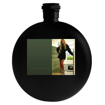 Sarah Michelle Gellar Round Flask