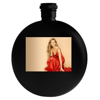 Sarah Michelle Gellar Round Flask