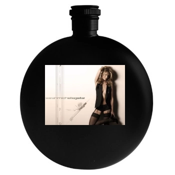 Sarah Michelle Gellar Round Flask