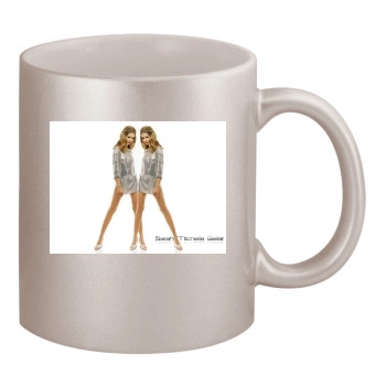 Sarah Michelle Gellar 11oz Metallic Silver Mug