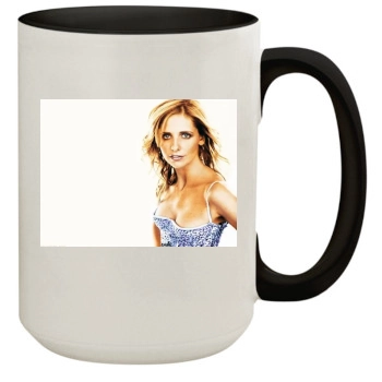 Sarah Michelle Gellar 15oz Colored Inner & Handle Mug