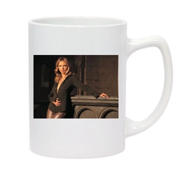 Sarah Michelle Gellar 14oz White Statesman Mug