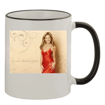 Sarah Michelle Gellar 11oz Colored Rim & Handle Mug