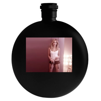 Sarah Michelle Gellar Round Flask