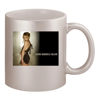 Sarah Michelle Gellar 11oz Metallic Silver Mug