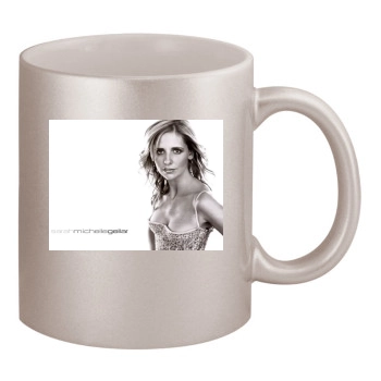 Sarah Michelle Gellar 11oz Metallic Silver Mug