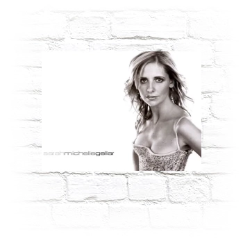 Sarah Michelle Gellar Metal Wall Art