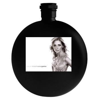 Sarah Michelle Gellar Round Flask