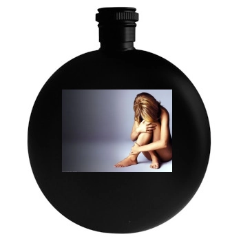 Sarah Michelle Gellar Round Flask