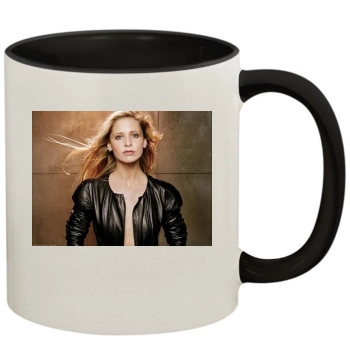 Sarah Michelle Gellar 11oz Colored Inner & Handle Mug