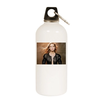 Sarah Michelle Gellar White Water Bottle With Carabiner