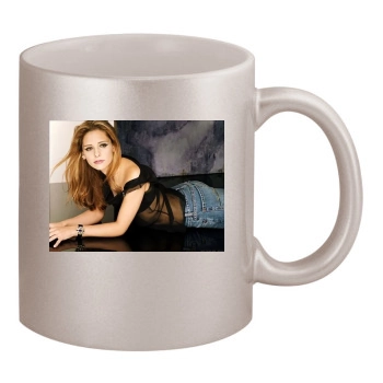 Sarah Michelle Gellar 11oz Metallic Silver Mug