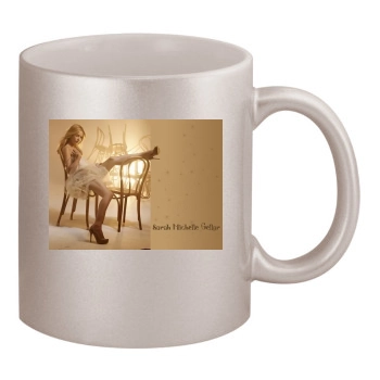 Sarah Michelle Gellar 11oz Metallic Silver Mug