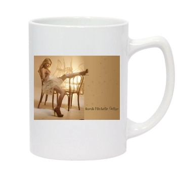 Sarah Michelle Gellar 14oz White Statesman Mug