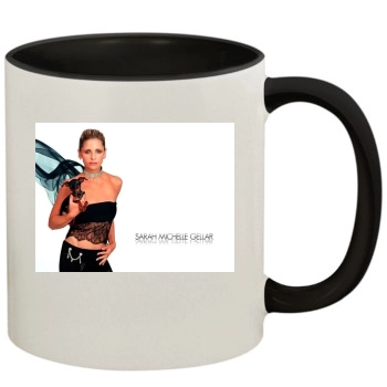 Sarah Michelle Gellar 11oz Colored Inner & Handle Mug