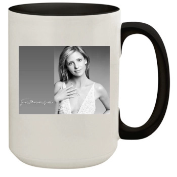 Sarah Michelle Gellar 15oz Colored Inner & Handle Mug