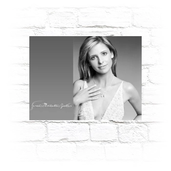 Sarah Michelle Gellar Metal Wall Art