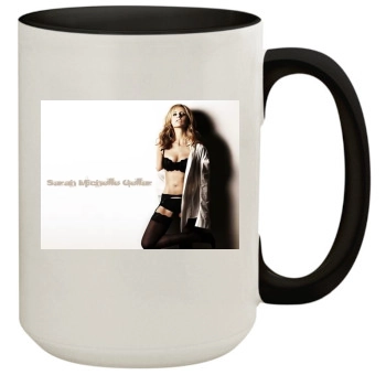 Sarah Michelle Gellar 15oz Colored Inner & Handle Mug