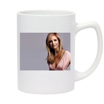 Sarah Michelle Gellar 14oz White Statesman Mug