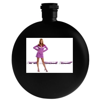 Sarah Michelle Gellar Round Flask