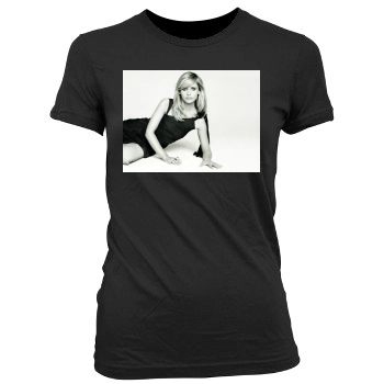 Sarah Michelle Gellar Women's Junior Cut Crewneck T-Shirt