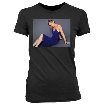 Sarah Michelle Gellar Women's Junior Cut Crewneck T-Shirt