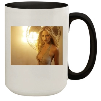 Sarah Michelle Gellar 15oz Colored Inner & Handle Mug