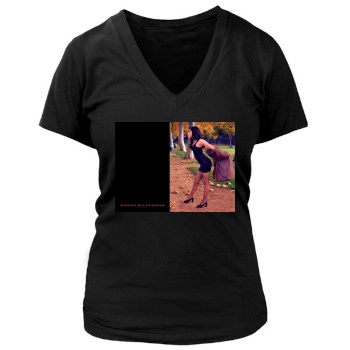 Sarah Silverman Women's Deep V-Neck TShirt