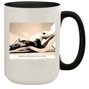 Sarah Wayne Callies 15oz Colored Inner & Handle Mug