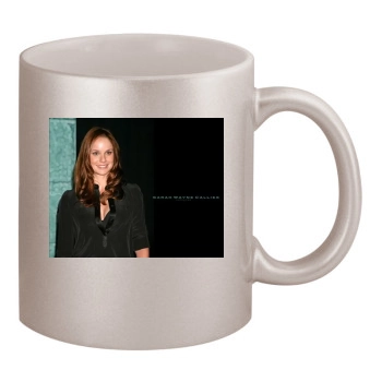 Sarah Wayne Callies 11oz Metallic Silver Mug