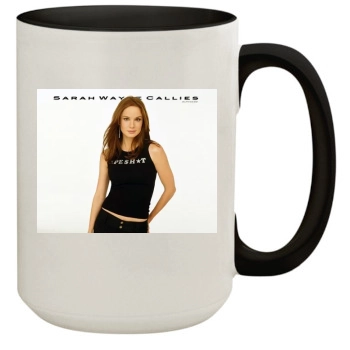 Sarah Wayne Callies 15oz Colored Inner & Handle Mug