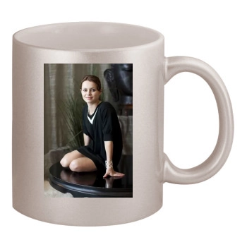 Sasha Cohen 11oz Metallic Silver Mug