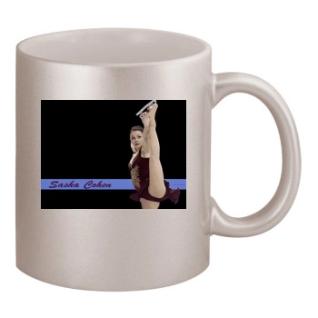 Sasha Cohen 11oz Metallic Silver Mug