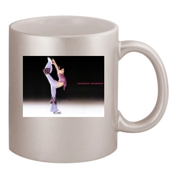 Sasha Cohen 11oz Metallic Silver Mug