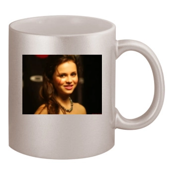 Sasha Cohen 11oz Metallic Silver Mug