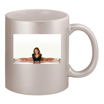 Sasha Cohen 11oz Metallic Silver Mug