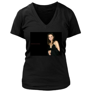 Sasha Cohen Women's Deep V-Neck TShirt