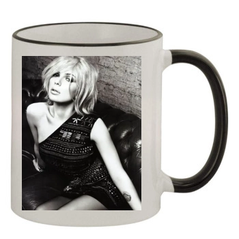 Scarlett Johansson 11oz Colored Rim & Handle Mug