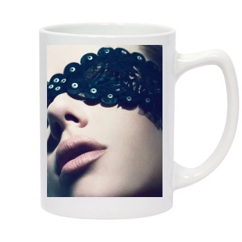 Scarlett Johansson 14oz White Statesman Mug